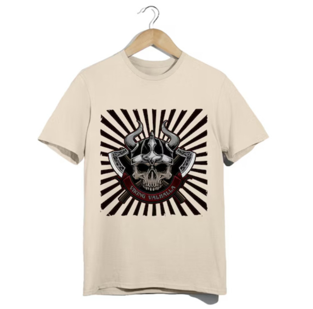 Viking Valhalla Skull T-shirt